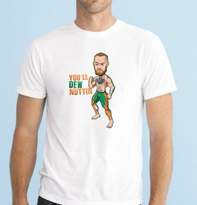Conor Mcgregor clip art printed t-shirt TEE TOP SHIRT