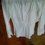 White dressy long sleeve top Size 8/10 Image 2