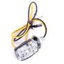 2x 12V Black Motorcycle Indicators Turn Signal Light Image 6