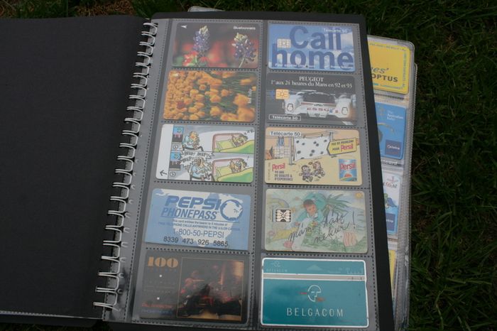 Vintage Call Cards collection of  over 300  international calling cards