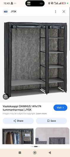 Fabric wardrobe