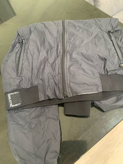 Black casual jacket with hood