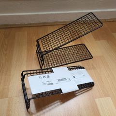 4 sets of black IKEA shoe organiser