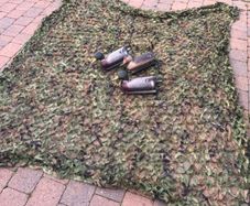 3 Duck Decoys and Camouflage Net