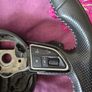 Audi Competition Flat Button Multi Function Steering Wheel..../////.... AUDI A6 C7 Quattro Piano Black Interior Trim.....////.... Audi Super Sport Sline Fully Electrical Seats Door Cards. Image 5