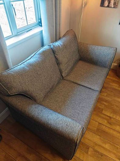 Two Seater Sofa and Ottoman