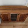 Solid Oak Tudor Style Sideboard Image 2