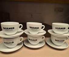 Cappuccino Cups & Saucers Porcelain set X 6
