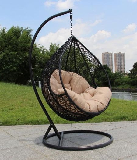 New Garden Rattan Hanging Swing Egg Chairs  / Delivery