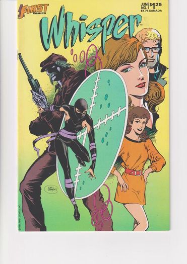 Whisper #1 Datapanik In The Year Zero (1986) First Copper Age Comic