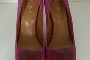 Hobbs London Fuchsia Suede Court Shoes - Size 40