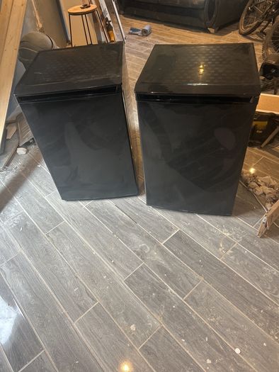 fridge and freezer