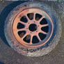 Vintage Wheel and Tyre Image 3