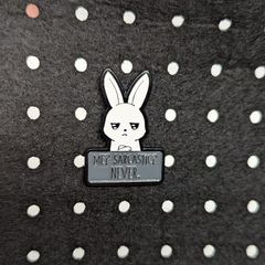 Funny enamel pin
