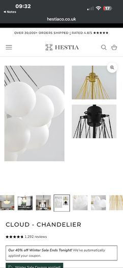 Ceiling Light - Gold