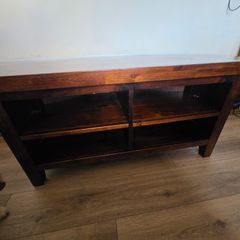 Mahogany tv unit