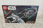 Lego Star Wars 75348-Mando fang Fighter Vs Tie Interceptor New