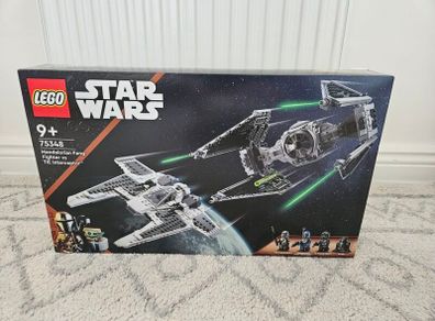 Lego Star Wars 75348-Mando fang Fighter Vs Tie Interceptor New