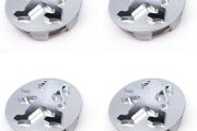 Set of 4 Peugeot - Alloy Wheel Centre Hub Caps Face 60mm