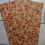 44 psc.(4 Pack).Natural Cork Tiles for Wall or Floor Decoration.(Miami Red) New Image 2