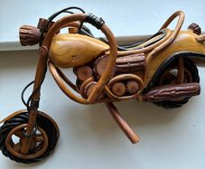 Handcrafted Harley Style Timber Bike