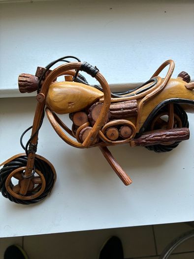 Handcrafted Harley Style Timber Bike
