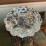 Orrefors Sweden Raspberry Clear Crystal Glass Votive Candle Holder Anne Nilsson 1980s Image 5