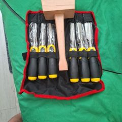 6 piece chisel set with mallet