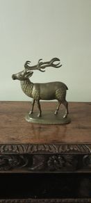 brass stag ornament