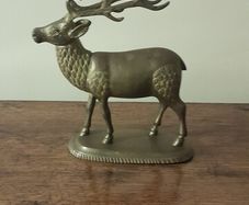 brass stag ornament