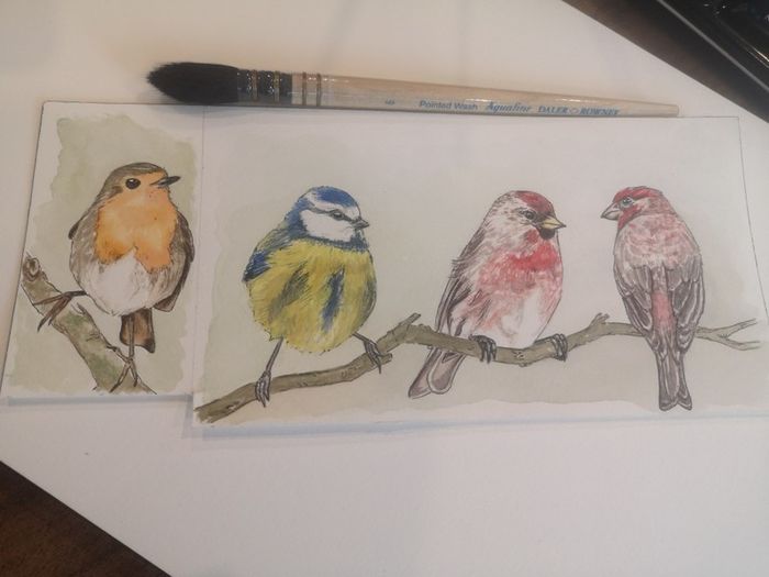 Watercolor painting