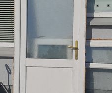White PVC door