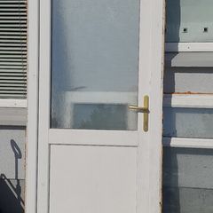 White PVC door