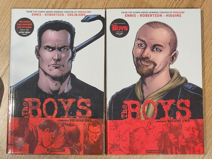 THE BOYS comic books volume 1 and 2 bundle.