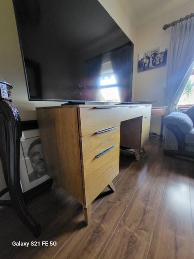 Solid wood desk