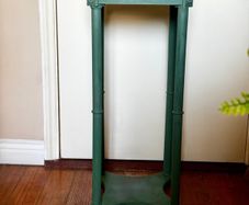 Green Stand with Marble Top