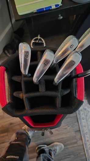 Srixon Tour Cart Bag and ORKA RS1X Irons