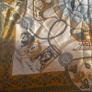 Lise Watier vintage hand stitched scarf Image 2