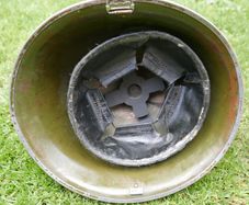 Vintage Steel Helmet 1958 British Army BMB MK IV