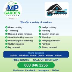 Gardening maintenance & pressure washing services & rubbish removal