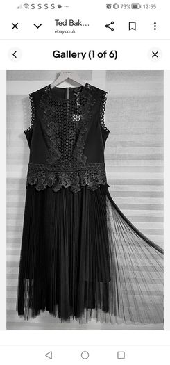Stunning  Dress Ted baker size 2 uk 10. Beautiful dress for special occasions worn once