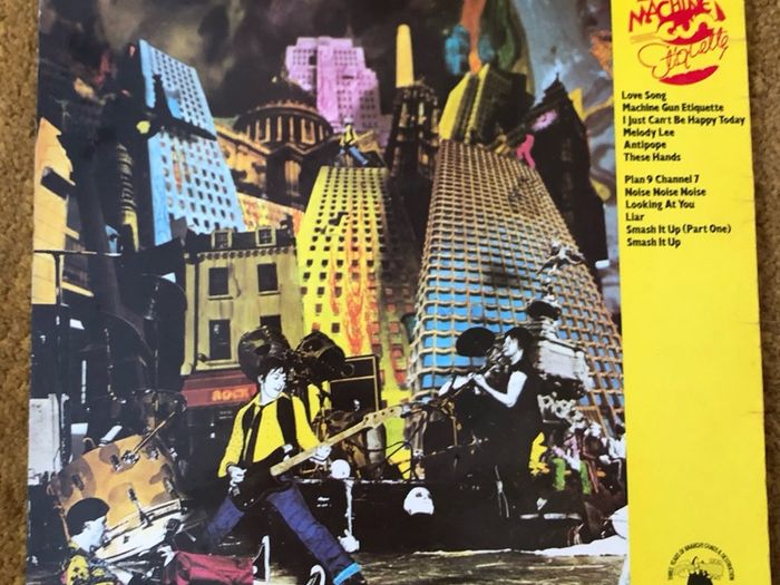 The Damned - Machine Gun Etiquette (clear vinyl 1982 reissue)