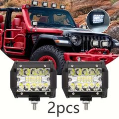 2pcs 10.16cm Automobile Light Bar 12V High-Brightness Combination Light 20LED Ultra-Bright Lighting