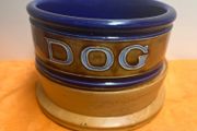Art Deco Stoneware Bourne Denby Dog Bowl