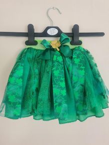 Girls St Patricks Day skirt