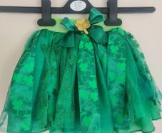 Girls St Patricks Day skirt