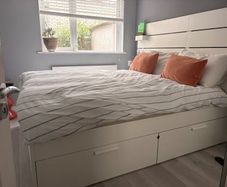Ikea Bed and Mattress - KING