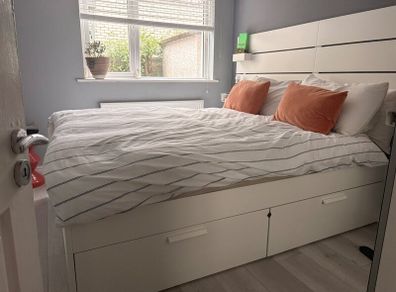 Ikea Bed and Mattress - KING