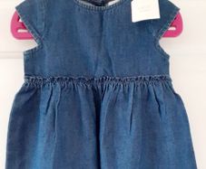 BNWT NEXT Baby Denim Dress