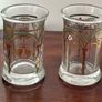 Vintage Holmegaard Golden Christmas Dram Glasses Image 4